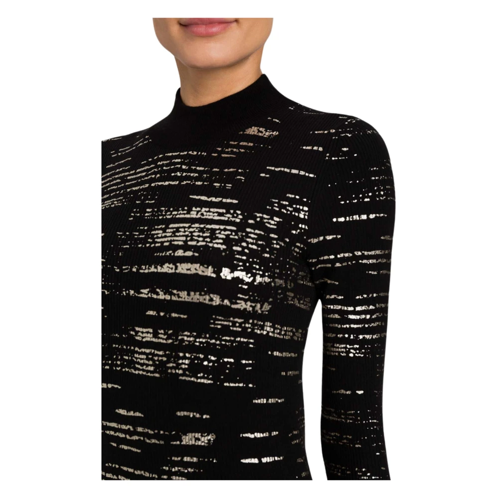 Twinset Metallic Squiling Woltrui Black Dames
