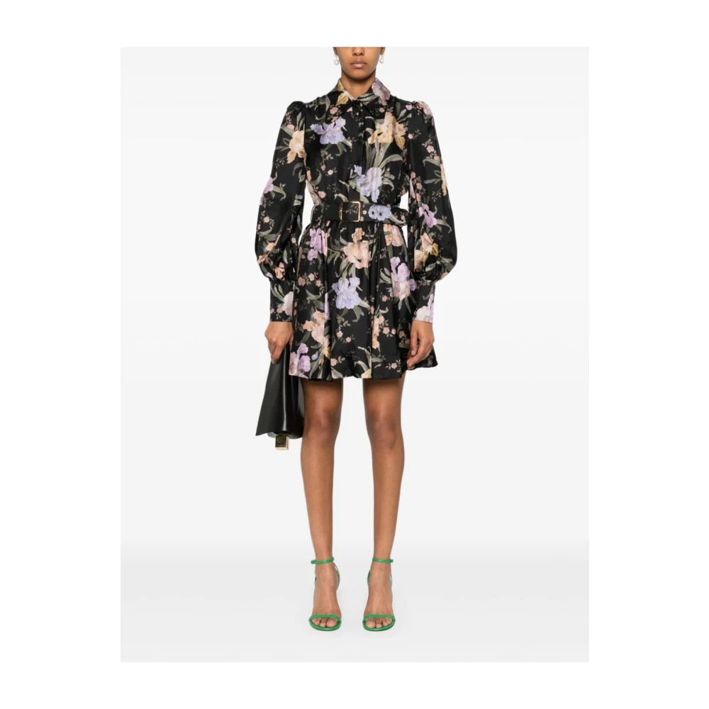 Zimmermann Eden Geriemde Mini Jurk Multicolor Dames