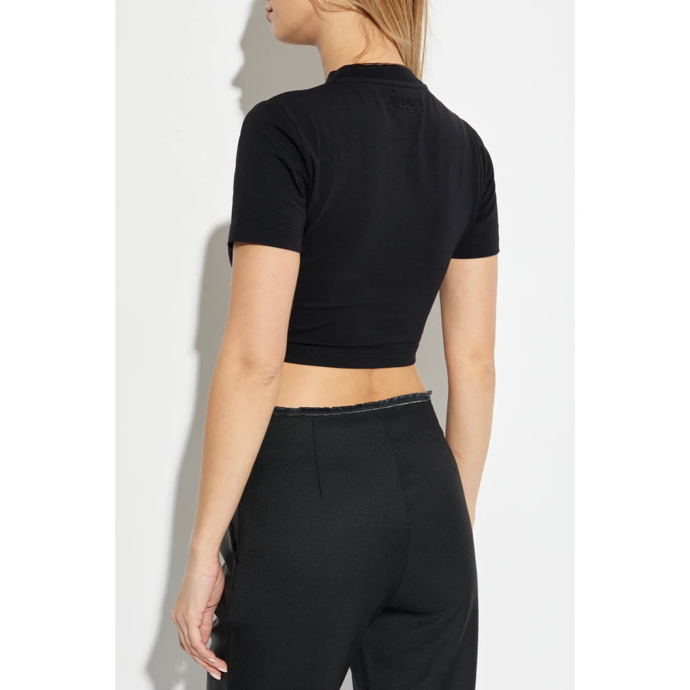 Vetements Logo top Black Dames