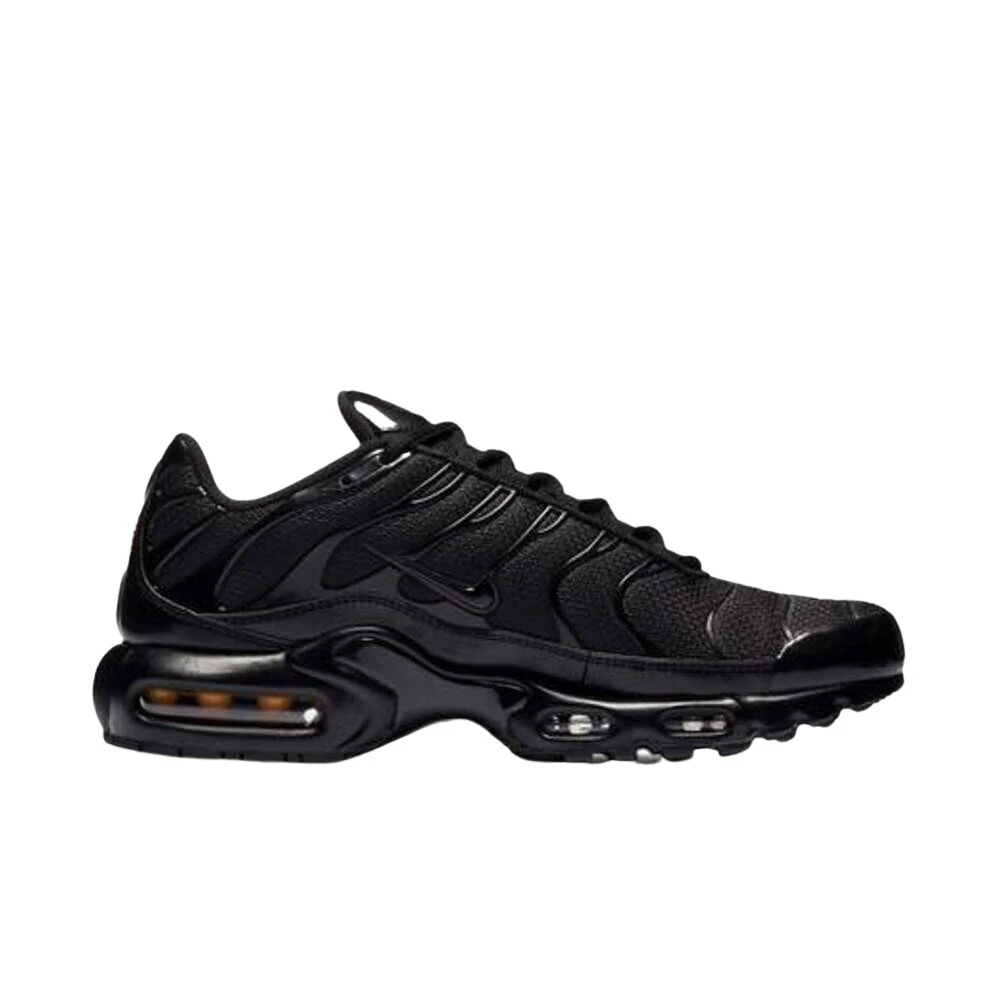 Nike Wavy Lines Air Max Plus Trainers - Male - Running Shoes - Black - 6 Uk - Sport
