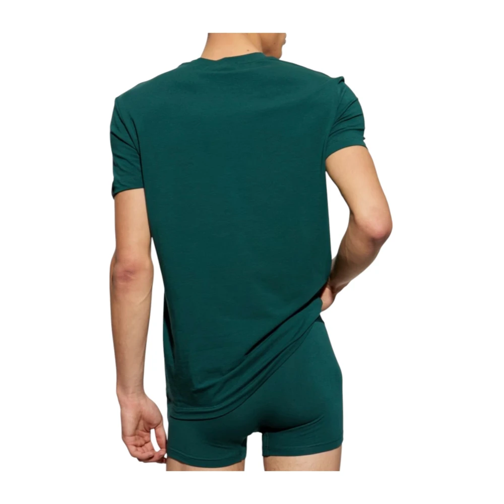 Dsquared2 Casual Katoenen T-shirt Green Heren