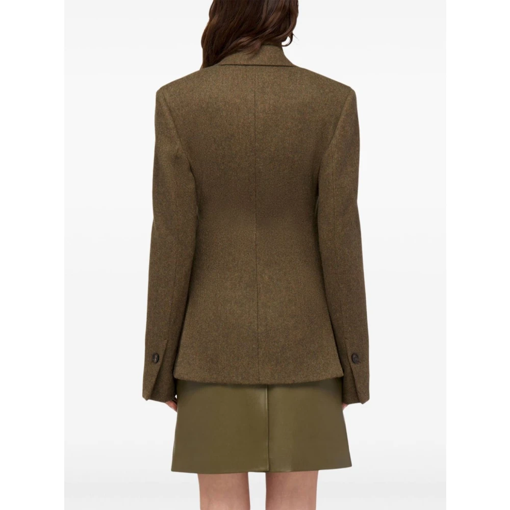 Salvatore Ferragamo Stijlvolle Jassen Collectie Gray Dames