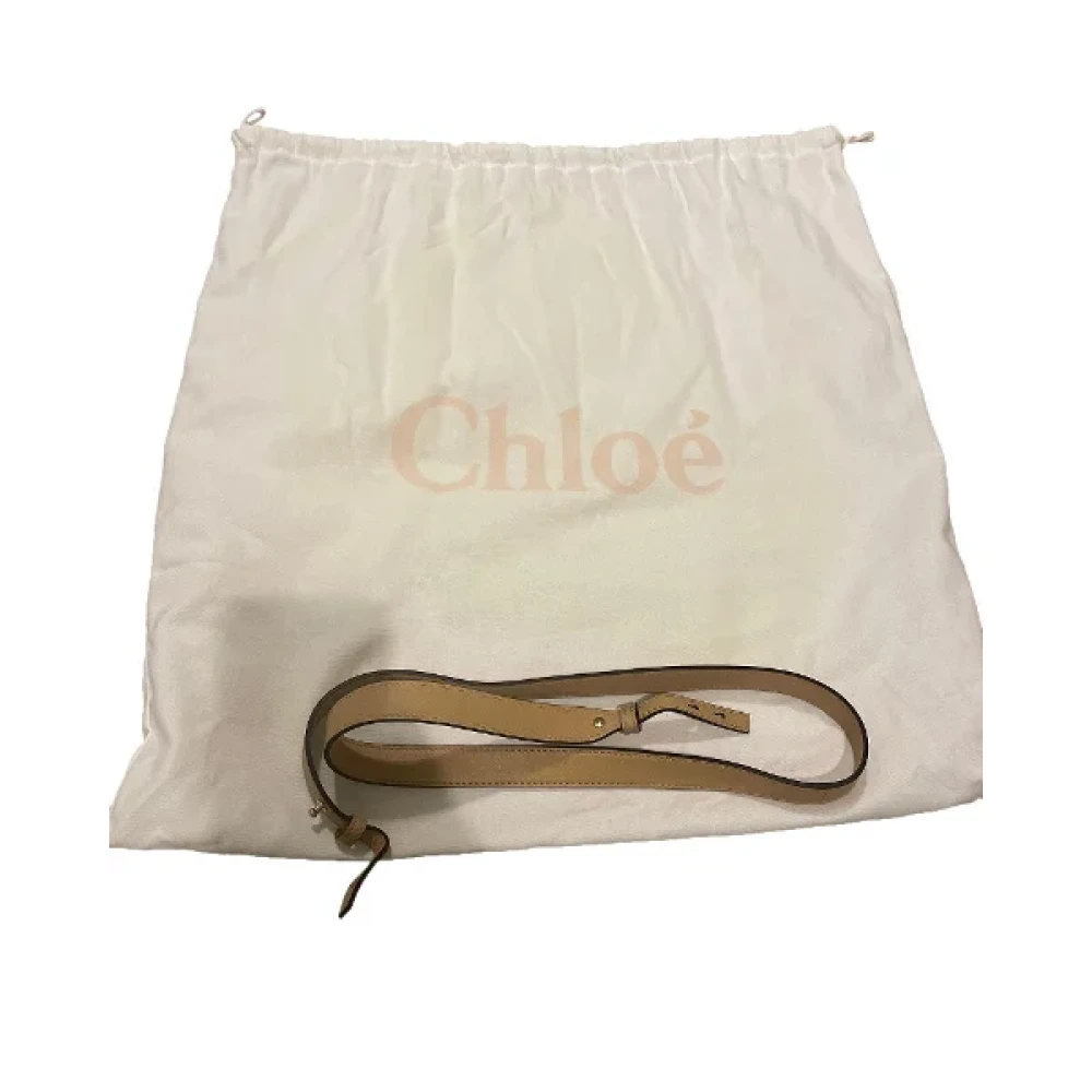 Chloé Pre-owned Linen handbags Beige Dames