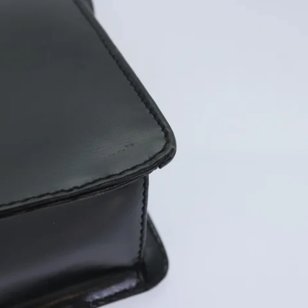 Gucci Vintage Pre-owned Leather pouches Black Dames