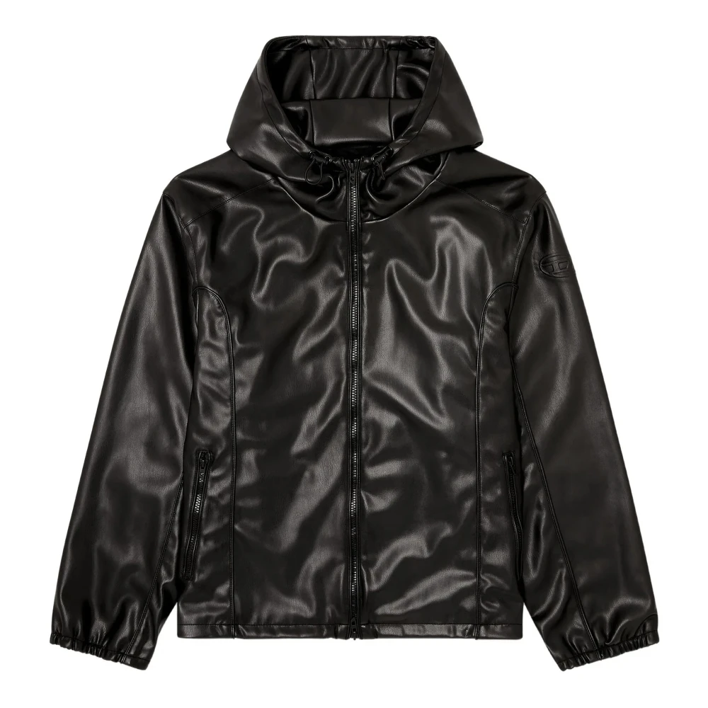 Diesel Men's Black Light Jackets, M, Jackets