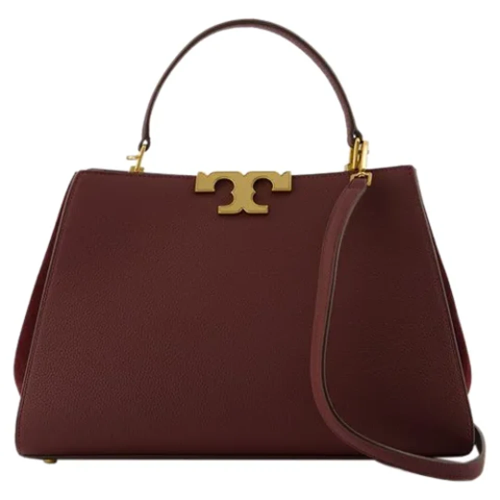 TORY BURCH Leather handbags Brown Dames