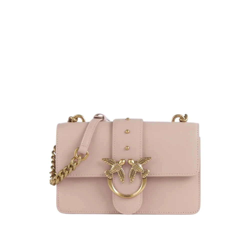 Pinko Women's Pink Mini Love Bag One Chevron - O - Shoulder Bags - One Size - Bags