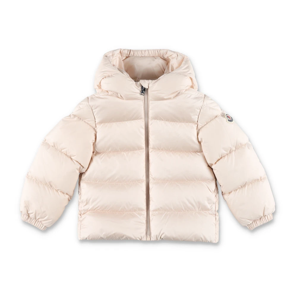 Moncler Girls Pink Winter Jackets, 12 M, Rose Hooded Down Jacket Aw25