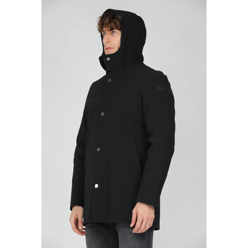 RRD Parka met Afneembare Capuchon Black Heren