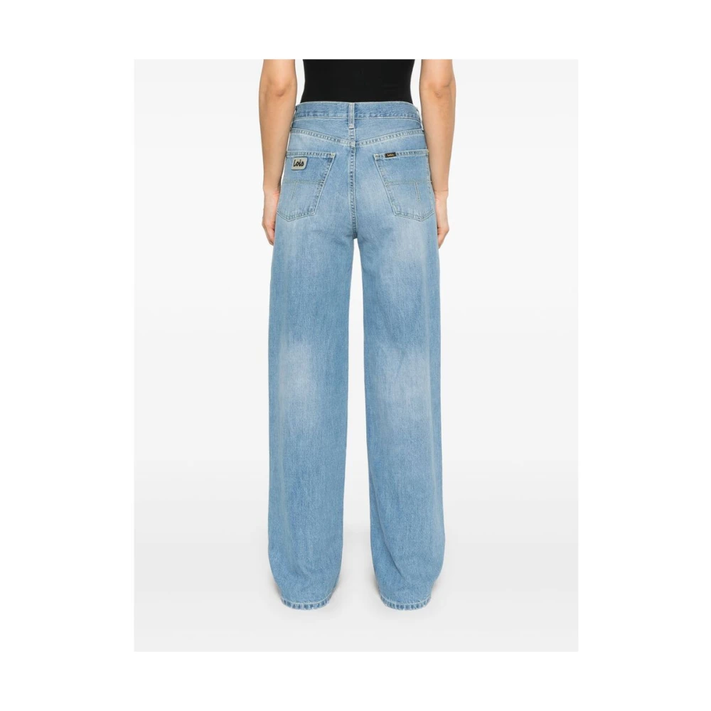Lois Indigo Blauwe Klassieke Vijf Zakken Jeans Blue Dames