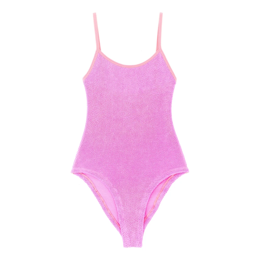 Hunza G Women's Pink Pamela One-Piece Swimsuit