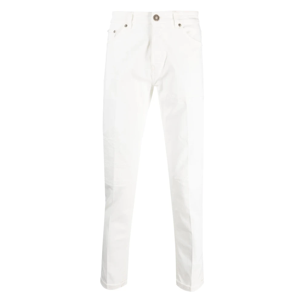 PT Torino Smal Gesneden Witte Jeans White Heren