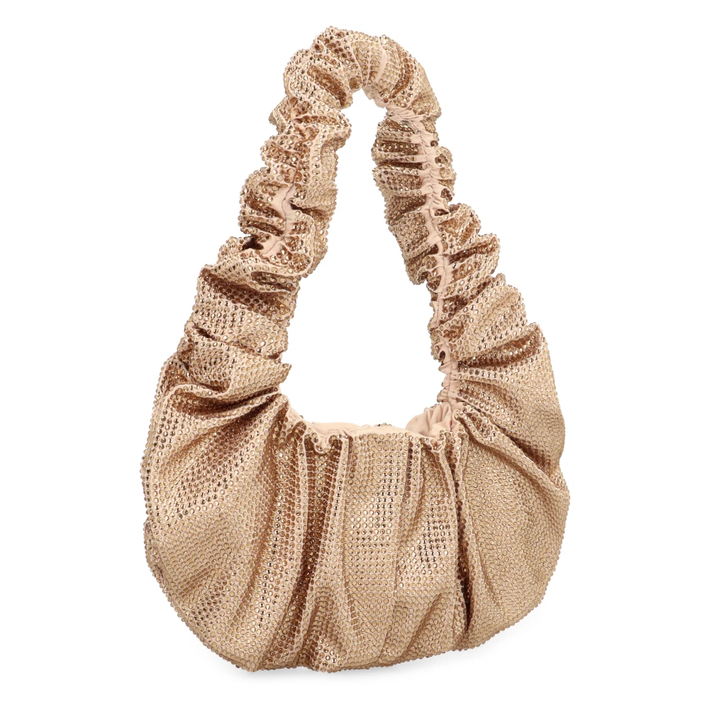 Giuseppe Di Morabito Tas met kristallen en magnetische sluiting Yellow Dames