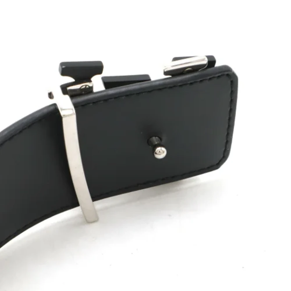 Louis Vuitton Vintage Pre-owned Leather belts Black Heren