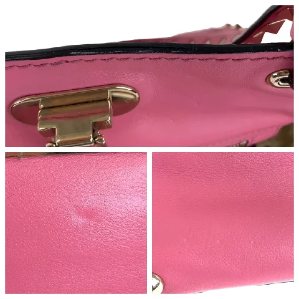 Valentino Vintage Pre-owned Leather handbags Pink Dames