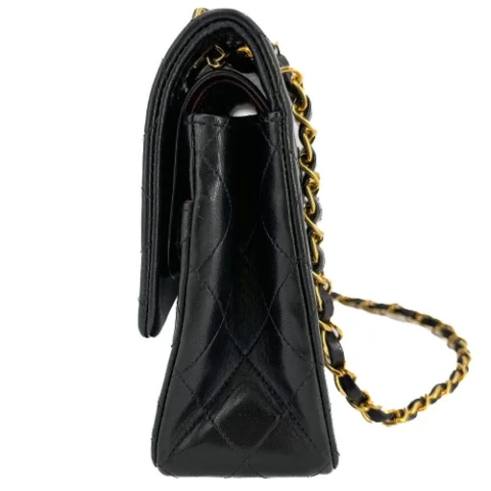 Chanel Vintage Pre-owned Leather handbags Black Dames