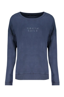 Blå Långärmad Logo Sweatshirt