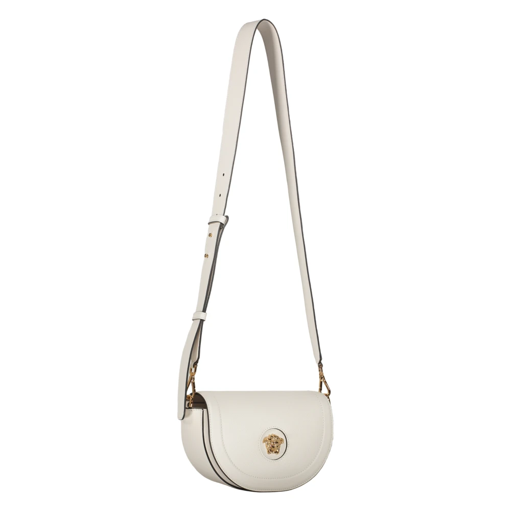 Versace Stijlvolle leren crossbodytas White Dames