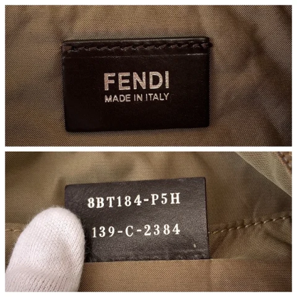 Fendi Vintage Pre-owned Canvas fendi-bags Brown Dames