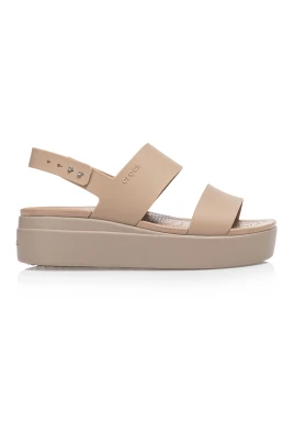 Beige Dam Sandaler Brooklyn Stil