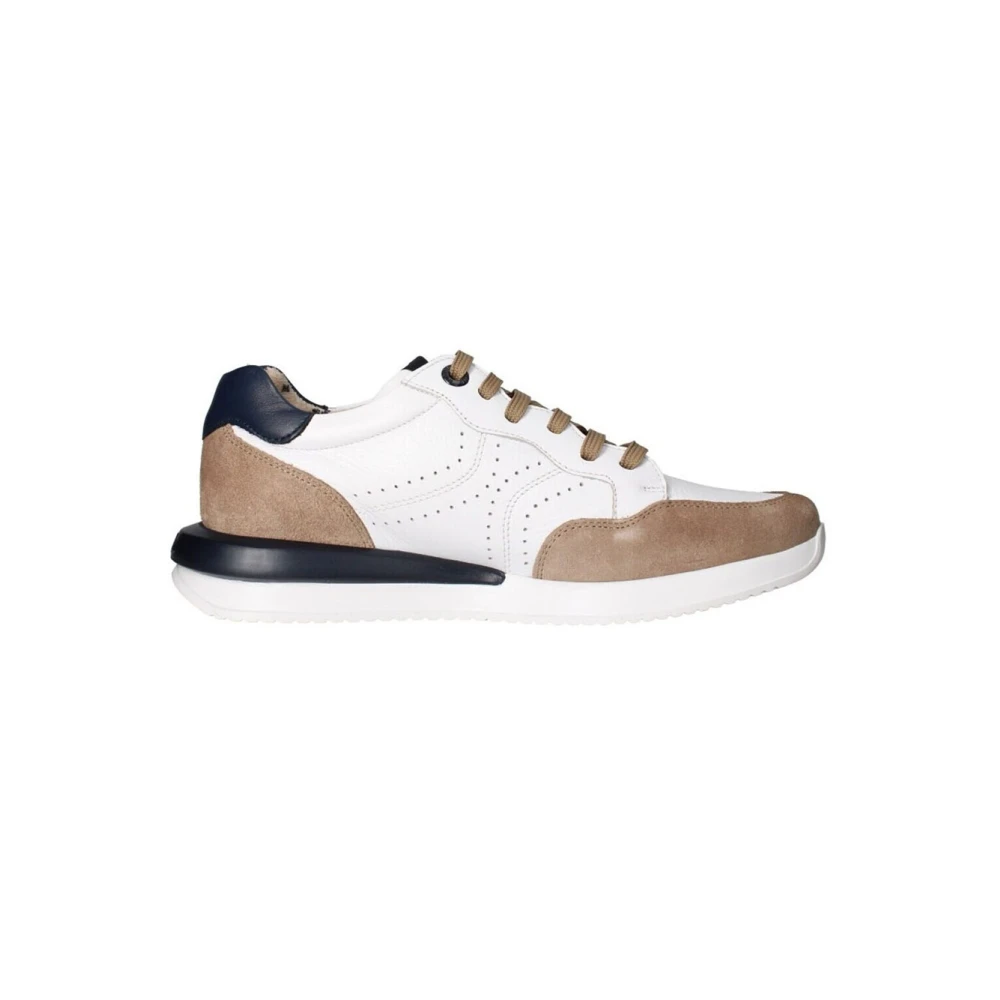 Callaghan Leren en Suède Sneakers Heren Schoenen Veelkleurig Multicolor