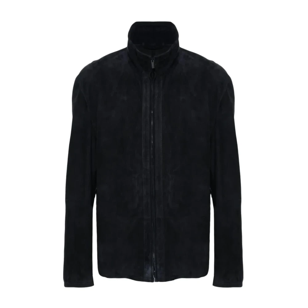 Giorgio Armani Stijlvolle Ub109 Blouson Jas Black Heren