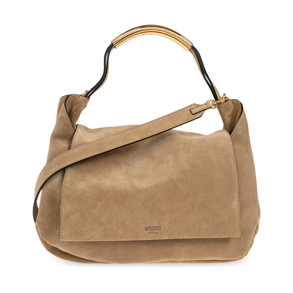 Moschino Suède tas Beige Dames