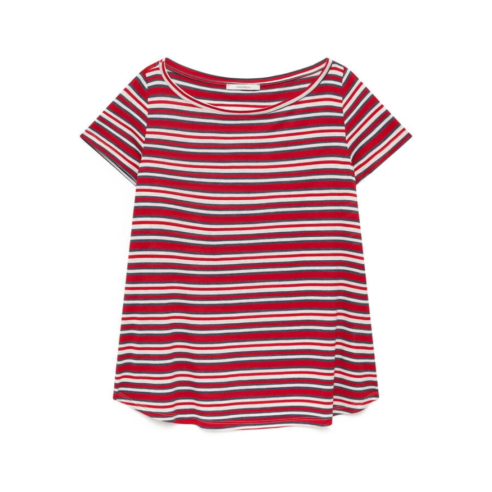 Maliparmi Women's Multicolor T-Shirts, M, Summer Stripes T-Shirt