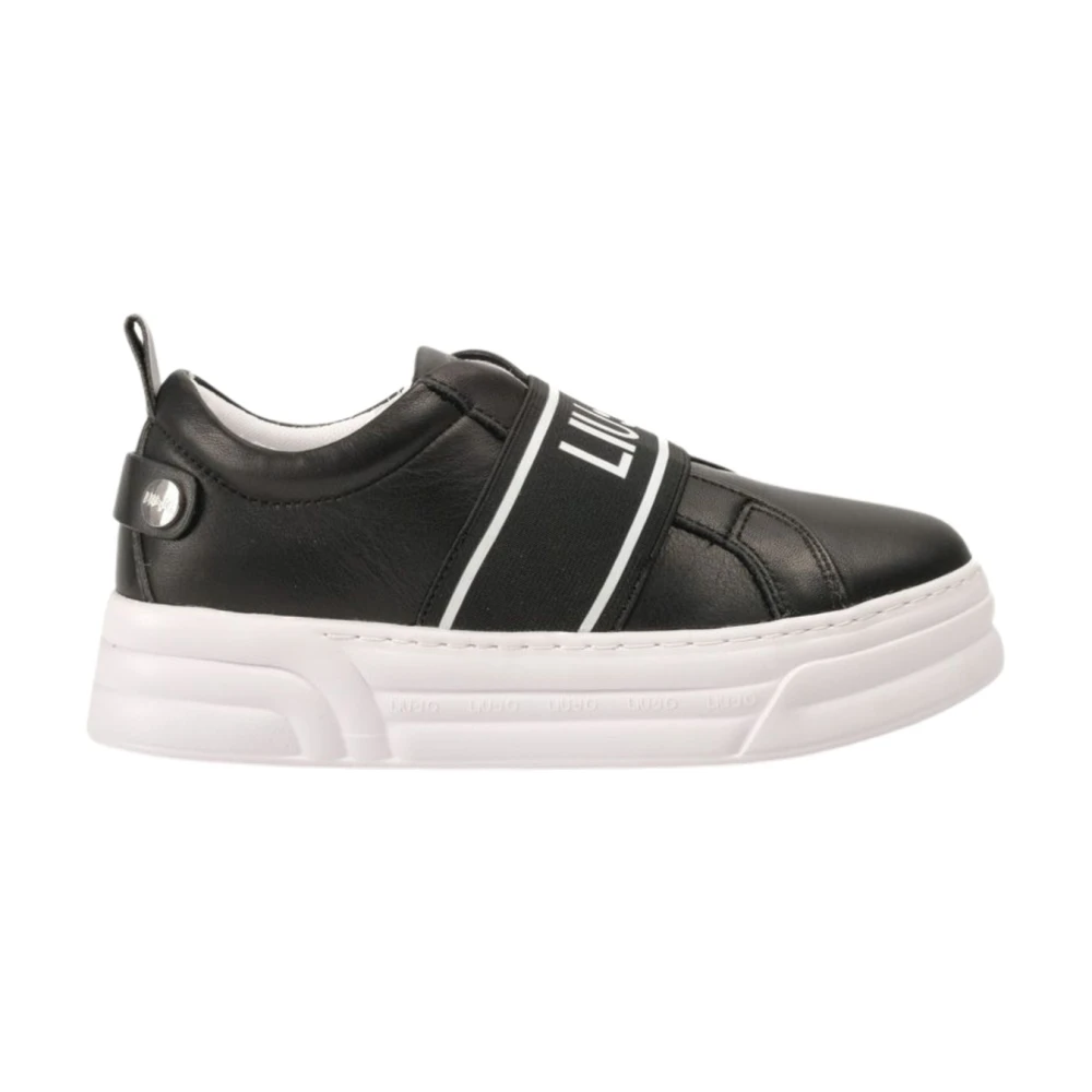 Liu Jo Leren Sneakers Dames Schoenen Zwart