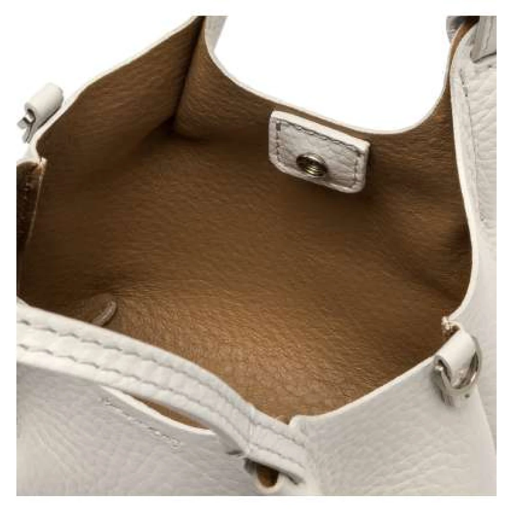 Gianni Chiarini Eenvoudige Hedendaagse Leren Handtas Gray Dames