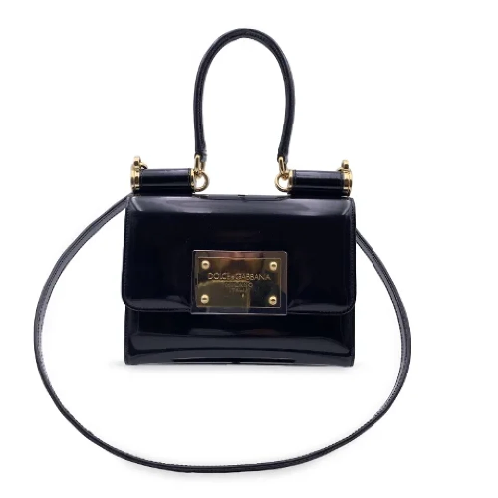 Dolce & Gabbana Pre-owned Leather handbags Black Dames