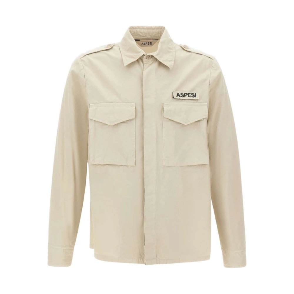 Aspesi Men's Beige Shirts - Casual Shirts - M - Shirts
