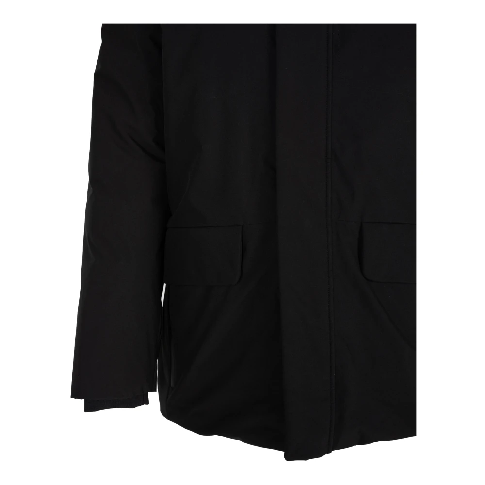 Geox Urban Hooded Jas Black Heren