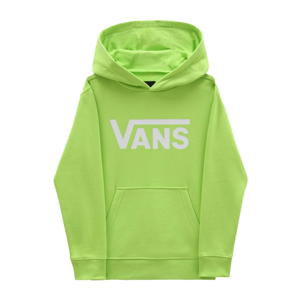 Vans Grön hoodie med tryckt logotyp Green, Pojke