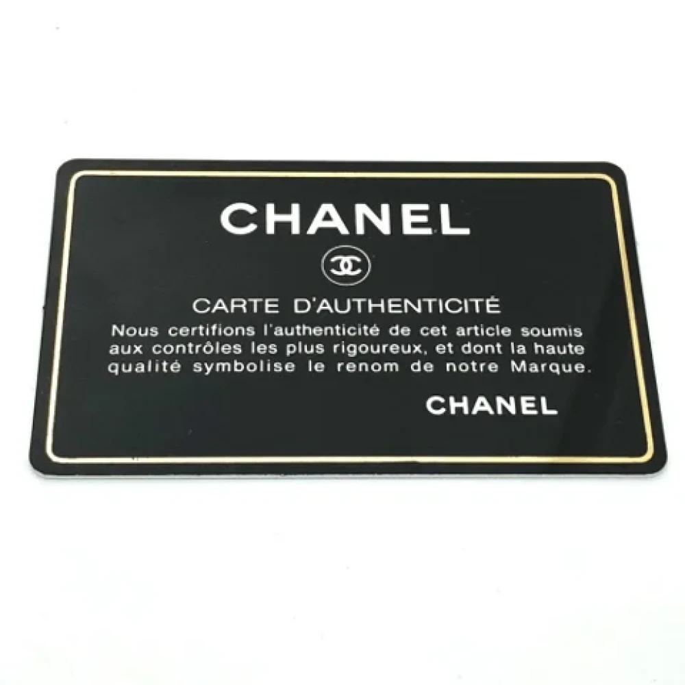 Chanel Vintage Pre-owned Leather totes Beige Dames