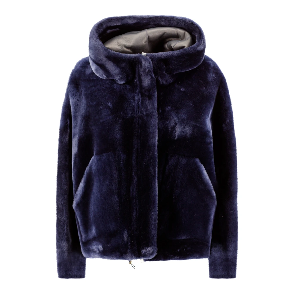 Blancha Blauwe Jassen voor Stijlvolle Outfits Blue Dames