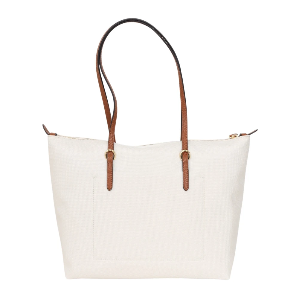 Ralph Lauren Witte tassen met logo voorrits White Dames