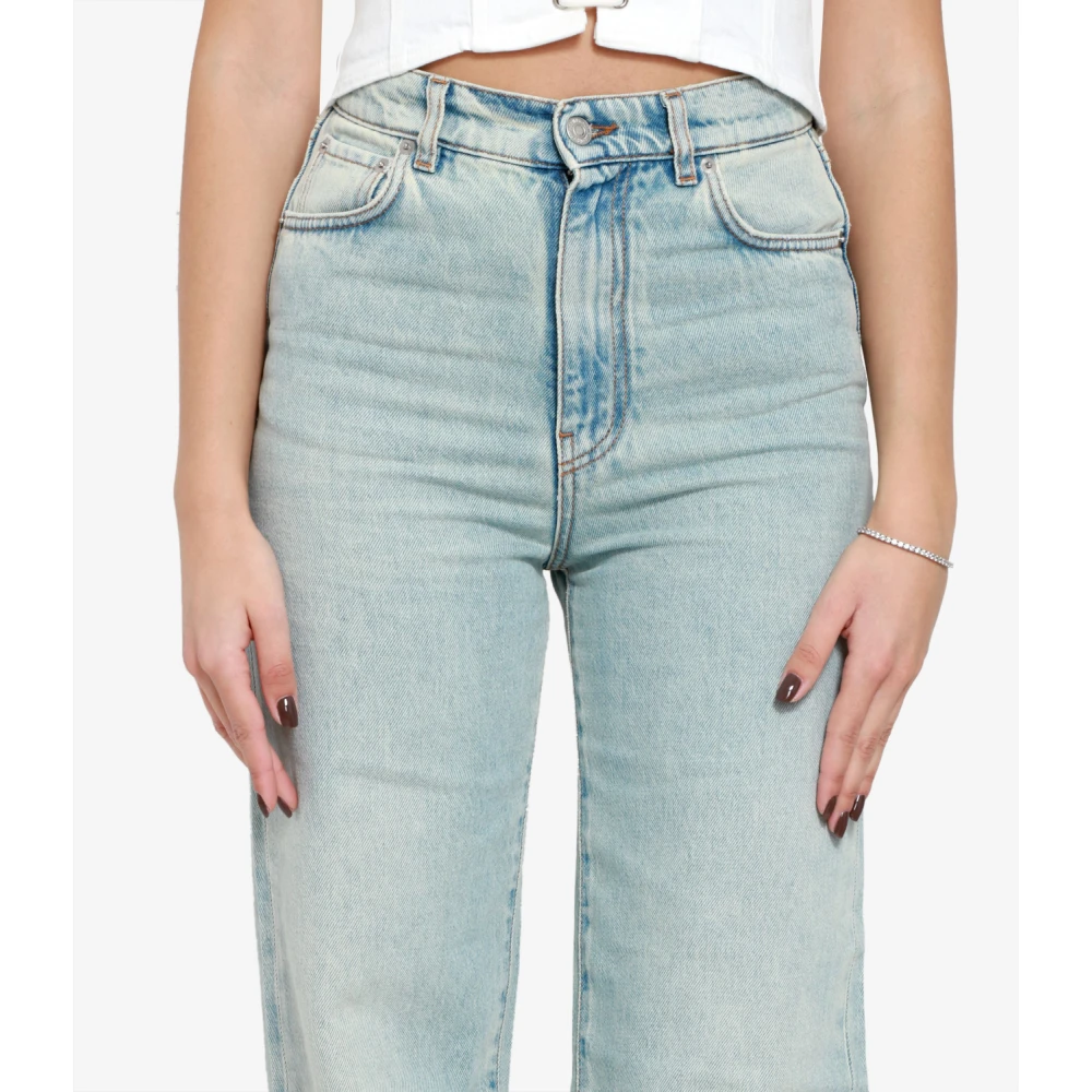 Mauro Grifoni Straight Jeans Blue Dames