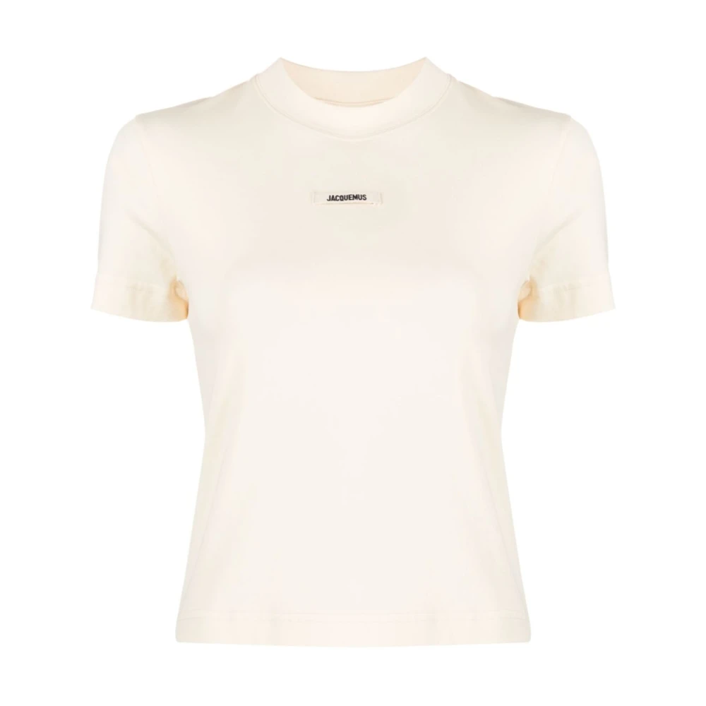 Jacquemus Beige T-shirts en Polos Beige Dames