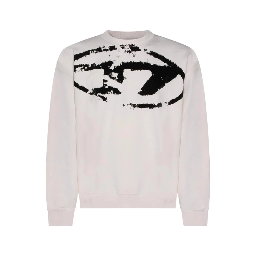 Diesel Men's White S-Boxt-N5 Sweatshirt