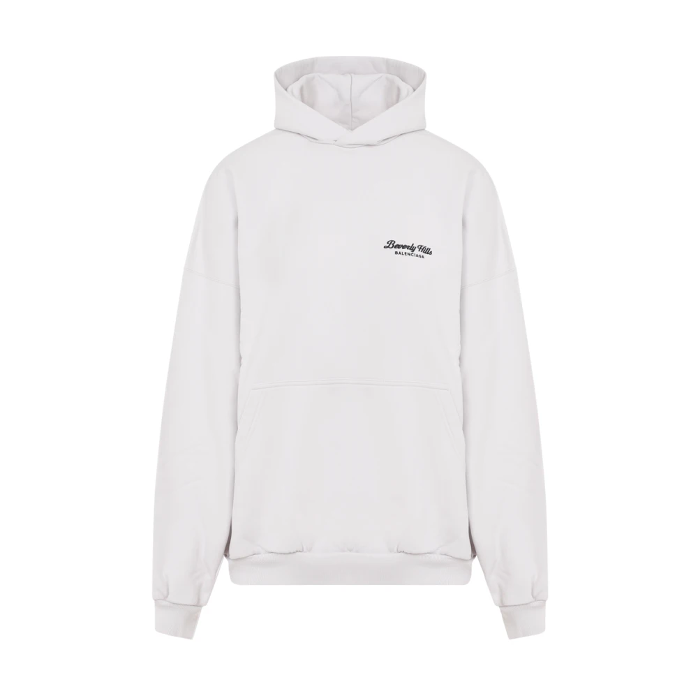 Balenciaga Off-White Svart Hoodie White, Dam