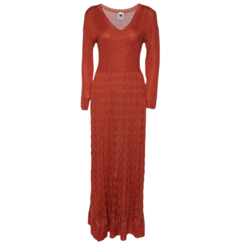 Missoni Pre-owned Knit dresses Red Dames