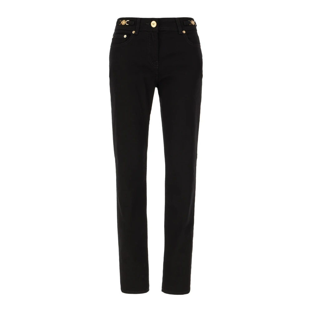 Versace Klassieke Denim Jeans voor dagelijks gebruik Black Dames