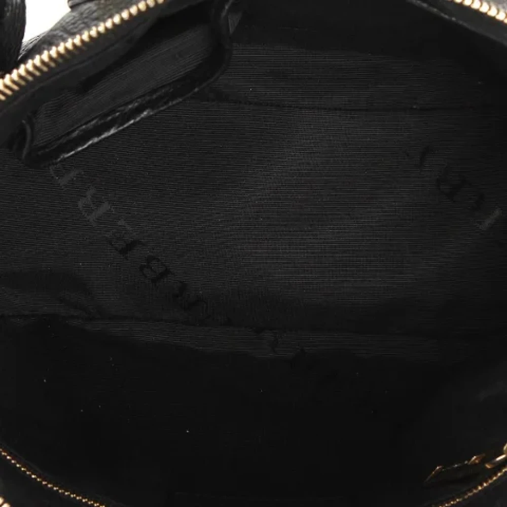 Burberry Vintage Pre-owned Leather handbags Black Dames