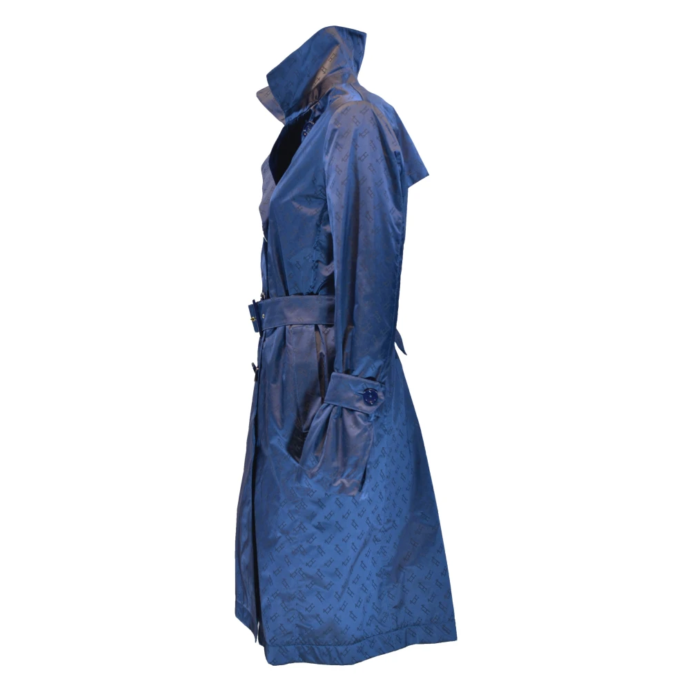 Herno Trenchcoat Blue Dames