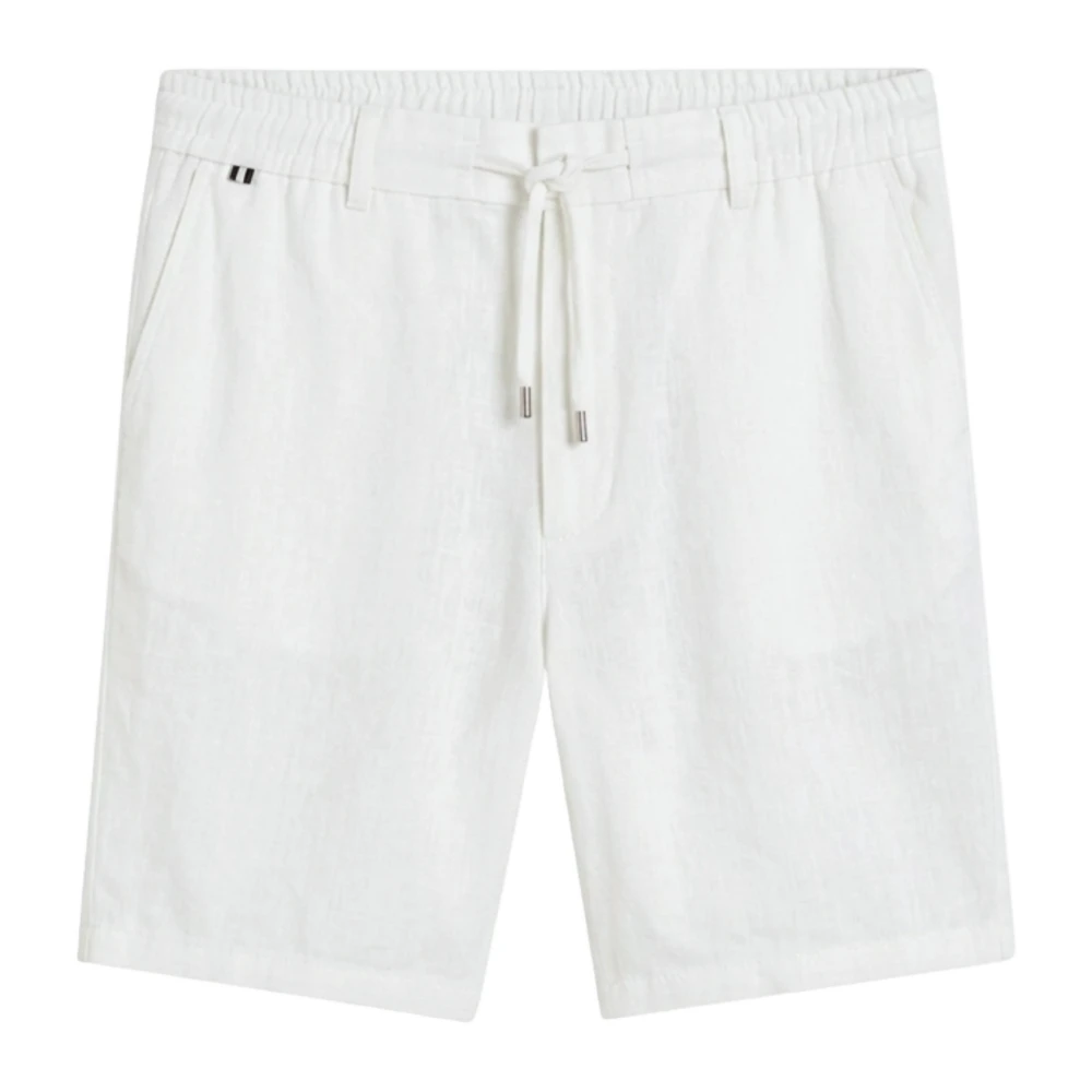 Boss White Casual Shorts, Male, W30, H-Kane1-Rds Shorts