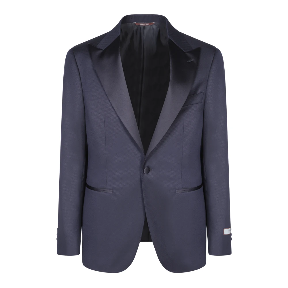 Canali Single Breasted Suits Blue Heren
