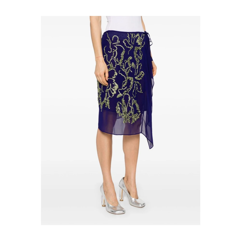 Dries Van Noten Stijlvolle Rokken Collectie Multicolor Dames