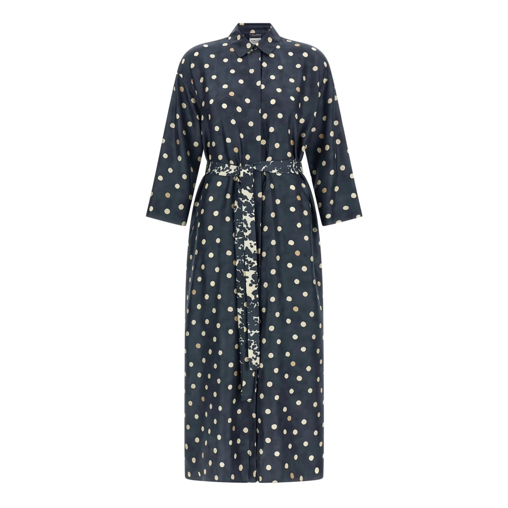 Max Mara Studio Damen Blau Kleider, Xsgröße: