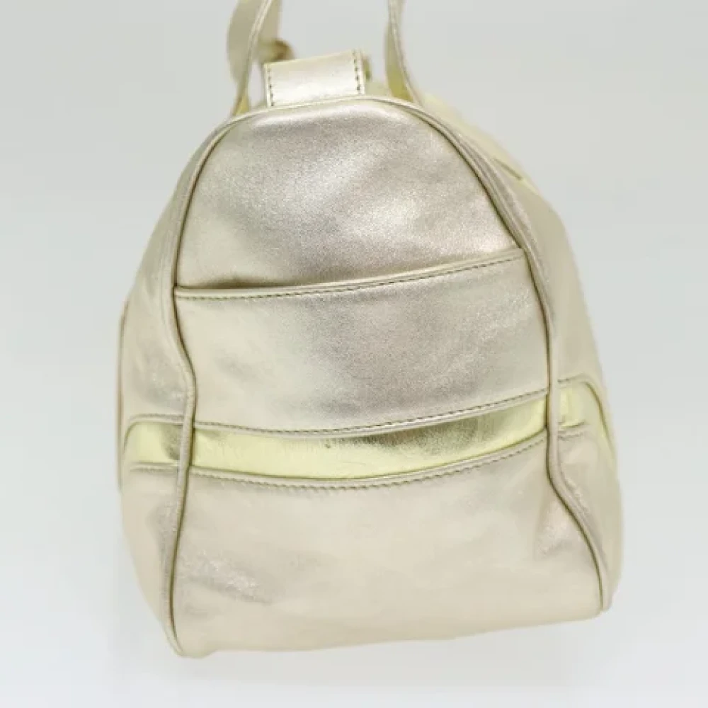 Loewe Pre-owned Leather handbags Yellow Dames